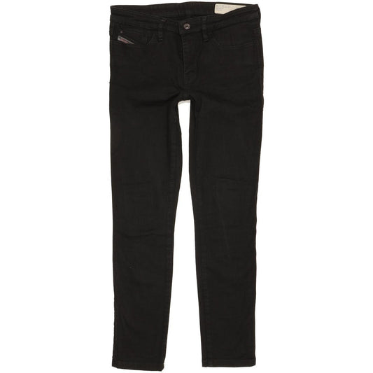 Diesel Skinzee 0813E Women Black Skinny Slim Stretch Jeans W28 L28