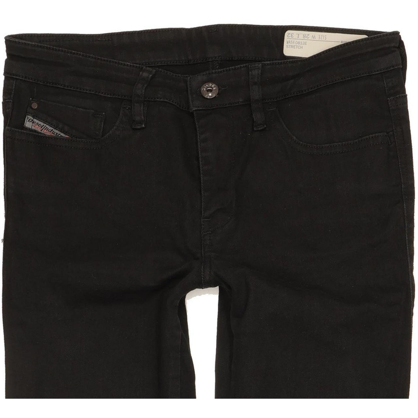 Diesel Skinzee 0813E Women Black Skinny Slim Stretch Jeans W28 L28