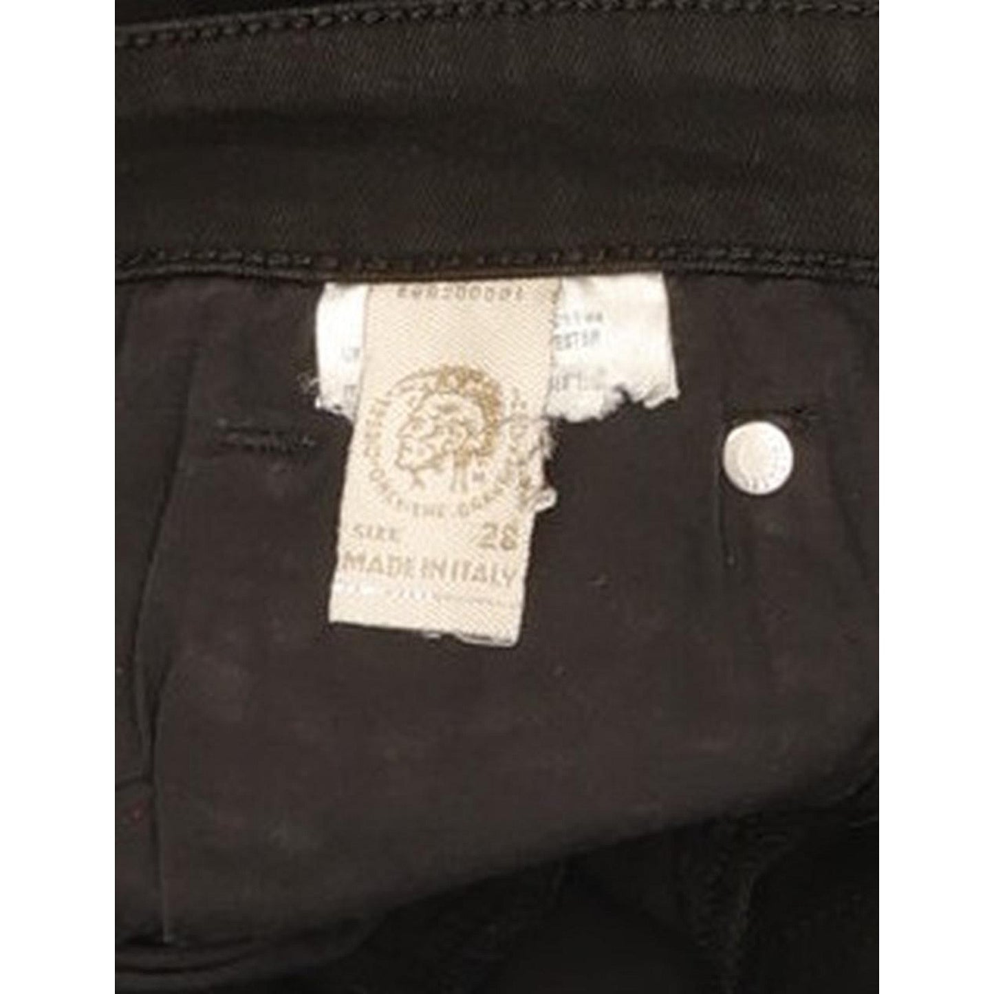 Diesel Skinzee 0813E Women Black Skinny Slim Stretch Jeans W28 L28