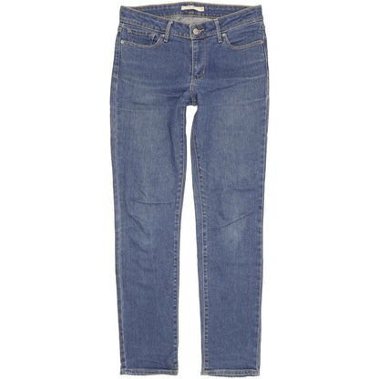 Levi's 712 Women Blue Straight Slim Stretch Jeans W28 L31