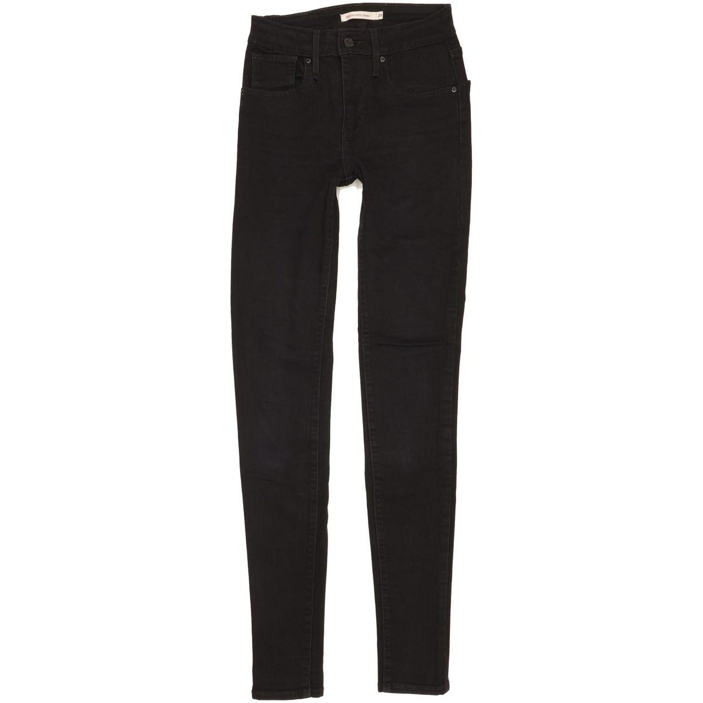 Levi's 721 Women Black Skinny Slim Stretch Jeans W24 L32