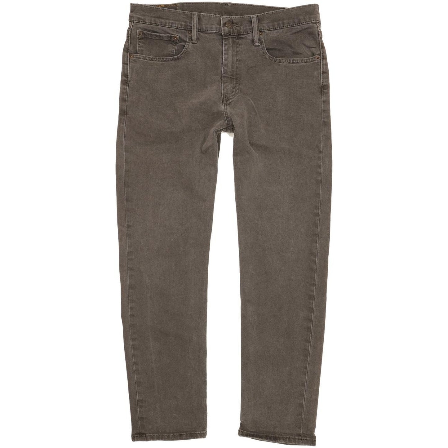 Levi's 502 Men Grey Tapered Regular Stretch Jeans W33 L29