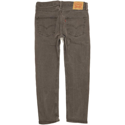 Levi's 502 Men Grey Tapered Regular Stretch Jeans W33 L29