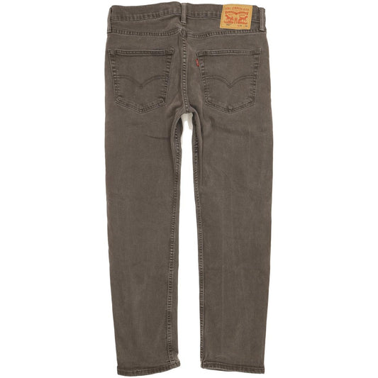 Levi's 502 Men Grey Tapered Regular Stretch Jeans W33 L29
