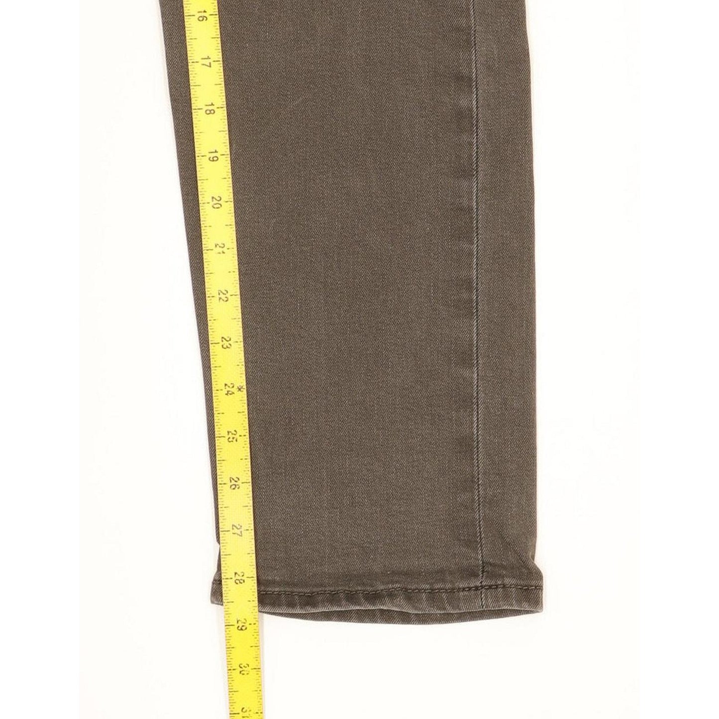 Levi's 502 Men Grey Tapered Regular Stretch Jeans W33 L29