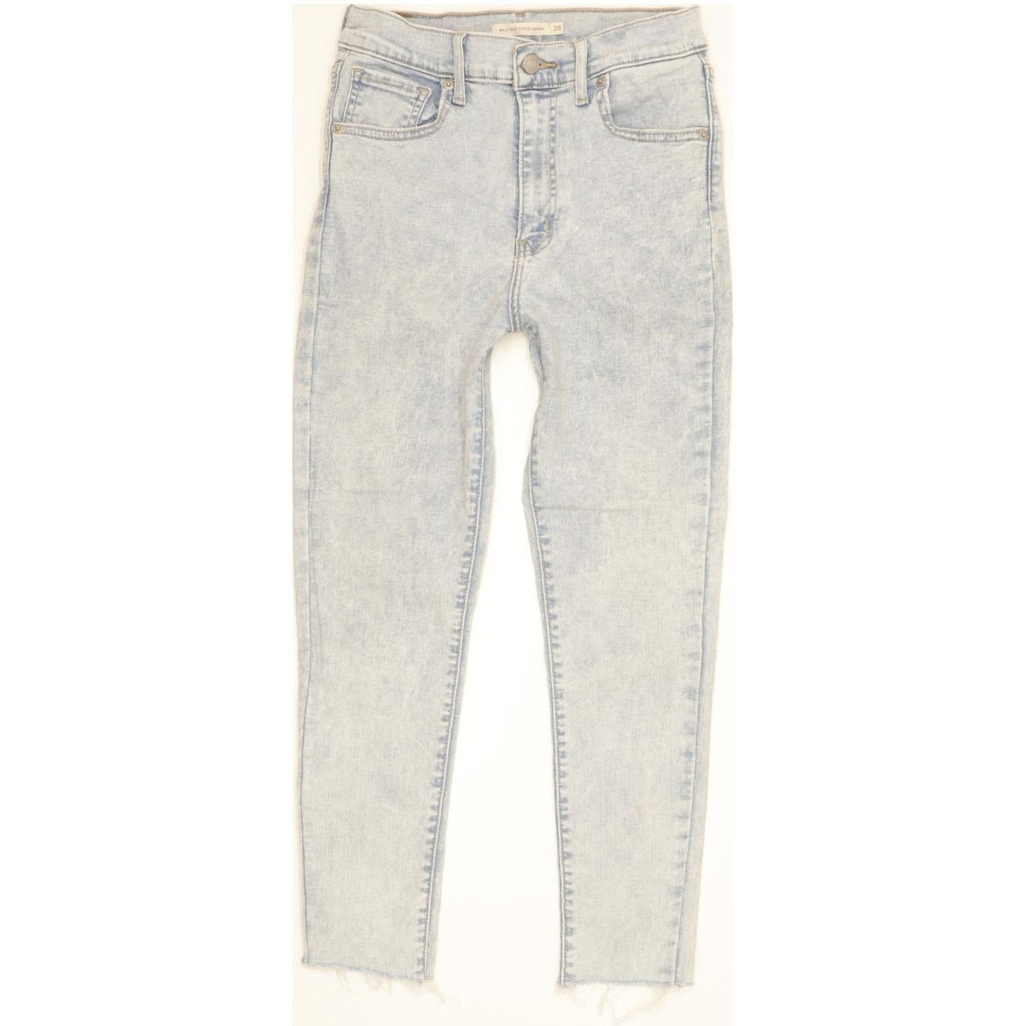 Levi's Mile Blue Skinny Slim Stretch Jeans High Waisted W28 L25