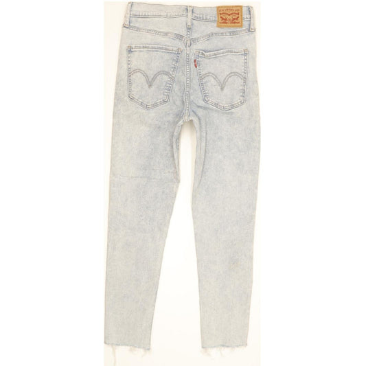 Levi's Mile Blue Skinny Slim Stretch Jeans High Waisted W28 L25
