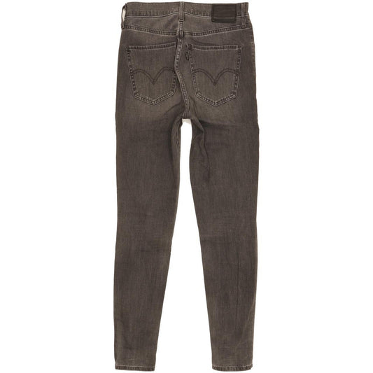 Levi's Mile Grey Skinny Slim Stretch Jeans High Waisted W26 L28