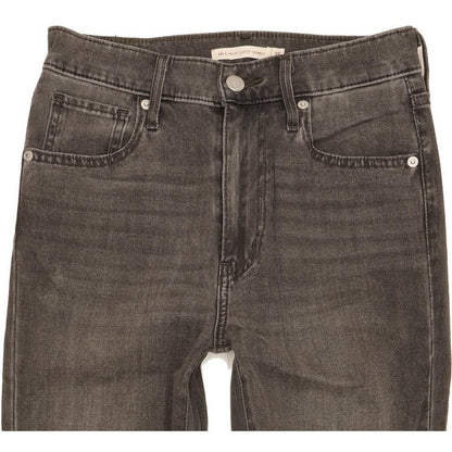 Levi's Mile Grey Skinny Slim Stretch Jeans High Waisted W26 L28