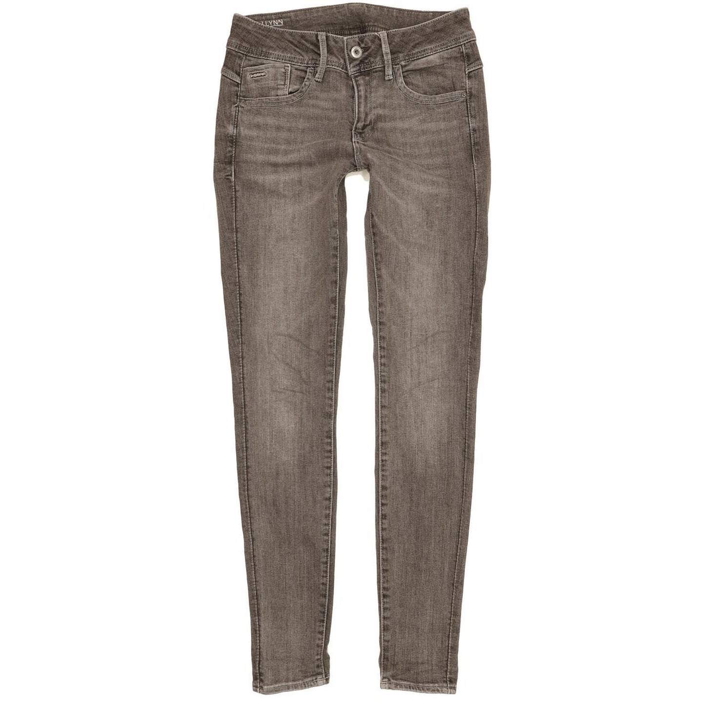 G-Star Lynn Women Grey Skinny Slim Stretch Jeans W27 L31