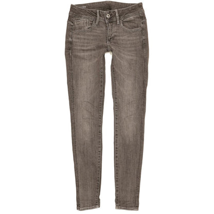 G-Star Lynn Women Grey Skinny Slim Stretch Jeans W27 L31