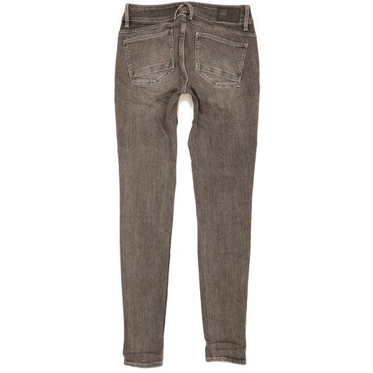 G-Star Lynn Women Grey Skinny Slim Stretch Jeans W27 L31