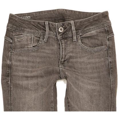 G-Star Lynn Women Grey Skinny Slim Stretch Jeans W27 L31