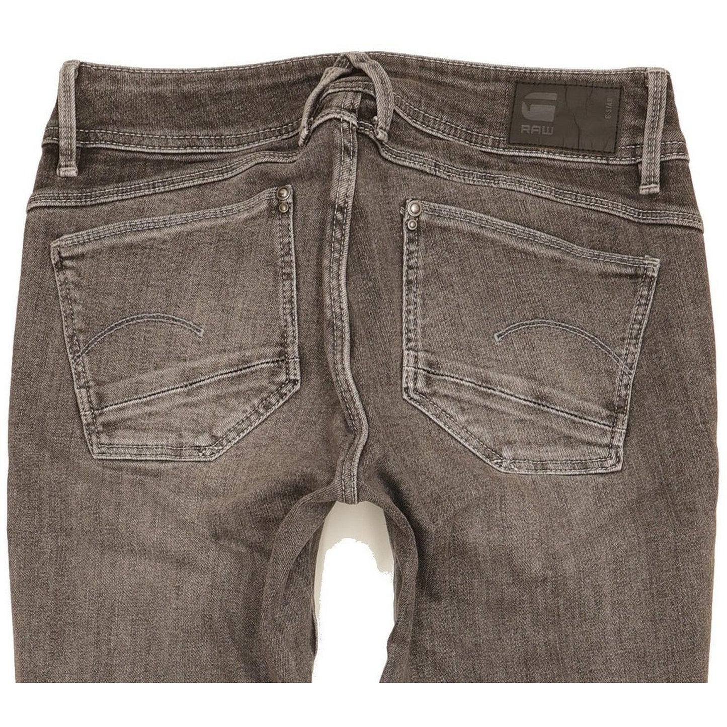 G-Star Lynn Women Grey Skinny Slim Stretch Jeans W27 L31