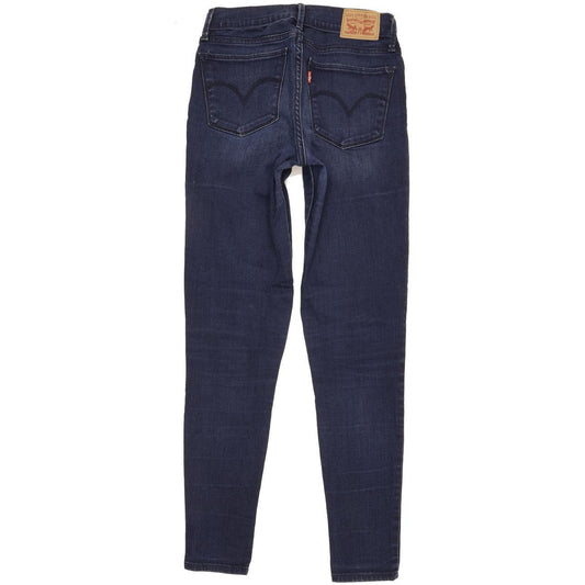 Levi's 710 Super Women Blue Skinny Slim Stretch Jeans W26 L29