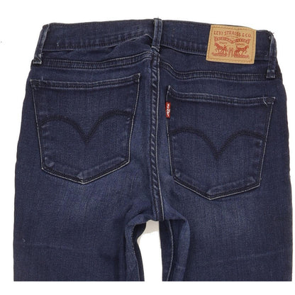Levi's 710 Super Women Blue Skinny Slim Stretch Jeans W26 L29