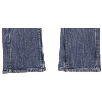 Levi's 504 Slouch Women Blue Straight Slim Stretch Jeans W25 L30