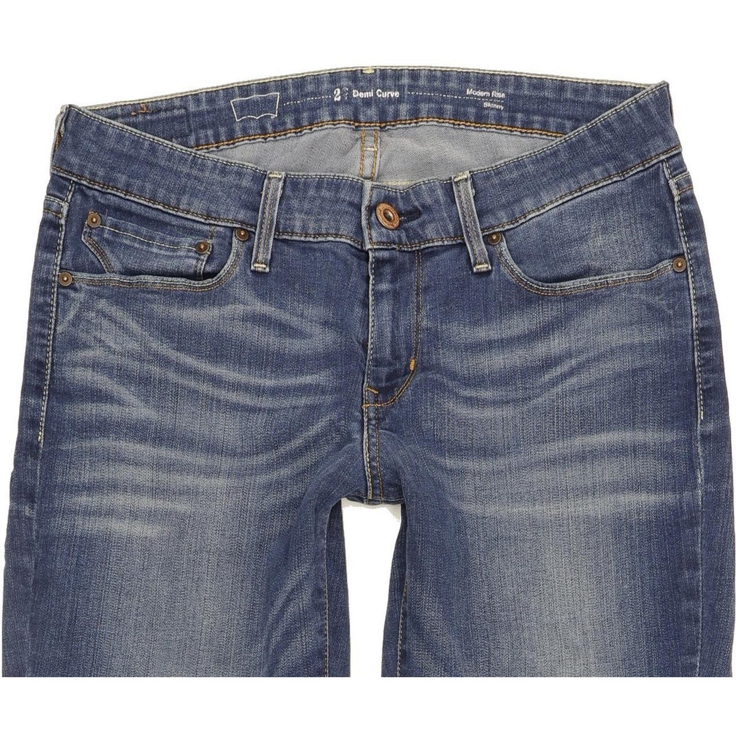 Levi's Demi Curve Women Blue Skinny Slim Stretch Jeans W27 L29