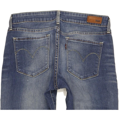 Levi's Demi Curve Women Blue Skinny Slim Stretch Jeans W27 L29