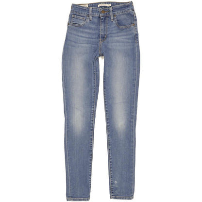 Levi's 721 Women Blue Skinny Slim Stretch Jeans W25 L28
