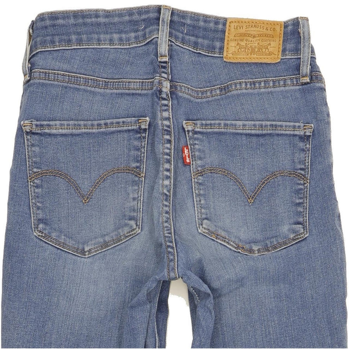 Levi's 721 Women Blue Skinny Slim Stretch Jeans W25 L28