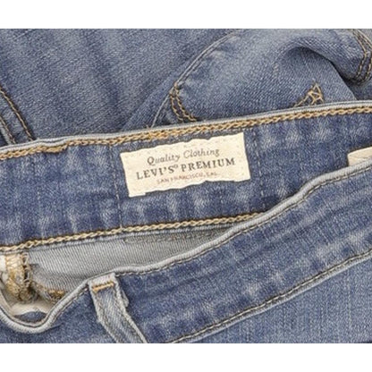 Levi's 721 Women Blue Skinny Slim Stretch Jeans W25 L28