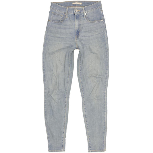 Levi's Mile Blue Skinny Slim Stretch Jeans High Waisted W27 L28