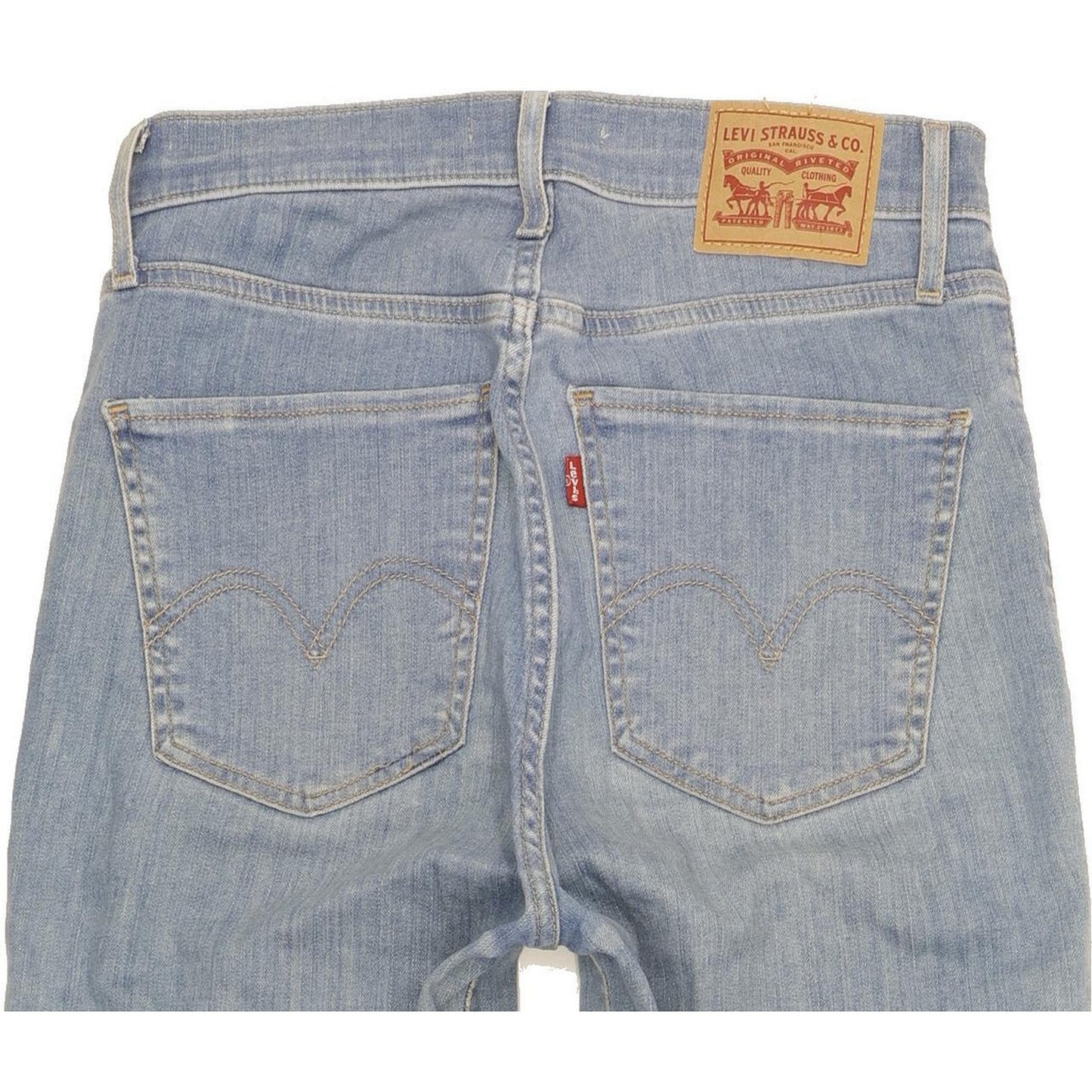 Levi's Mile Blue Skinny Slim Stretch Jeans High Waisted W27 L28