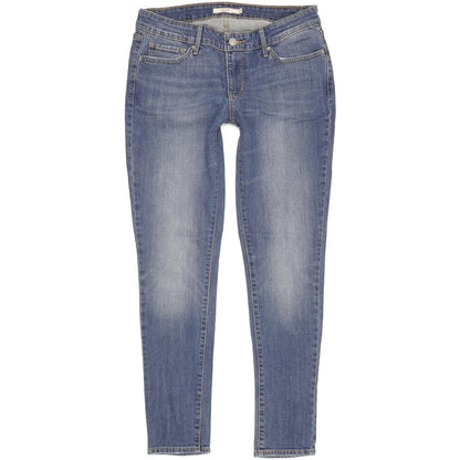 Levi's 711 Women Blue Skinny Slim Stretch Jeans W29 L30