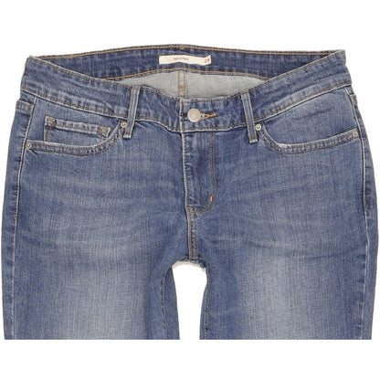 Levi's 711 Women Blue Skinny Slim Stretch Jeans W29 L30