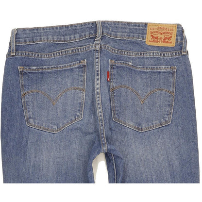 Levi's 711 Women Blue Skinny Slim Stretch Jeans W29 L30