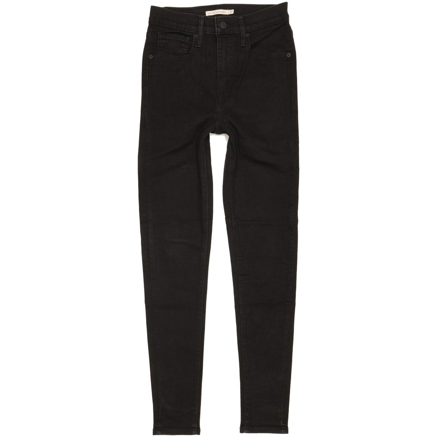 Levi's Mile Black Skinny Slim Stretch Jeans High Waisted W27 L30