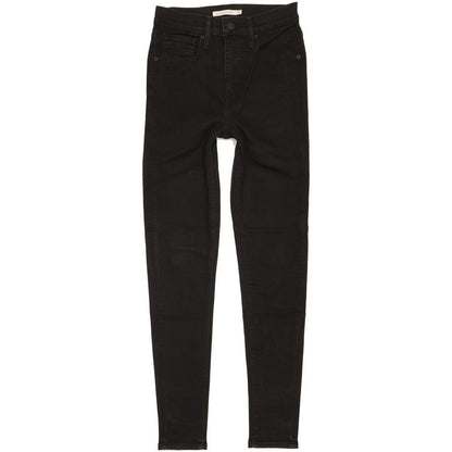 Levi's Mile Black Skinny Slim Stretch Jeans High Waisted W27 L30