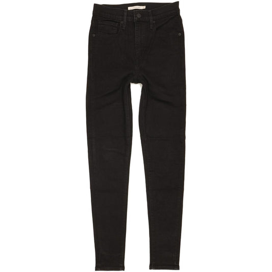Levi's Mile Black Skinny Slim Stretch Jeans High Waisted W27 L30