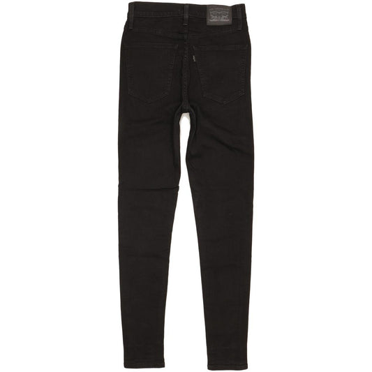 Levi's Mile Black Skinny Slim Stretch Jeans High Waisted W27 L30