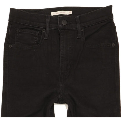 Levi's Mile Black Skinny Slim Stretch Jeans High Waisted W27 L30