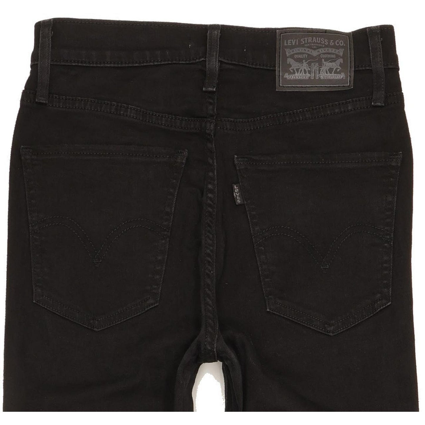 Levi's Mile Black Skinny Slim Stretch Jeans High Waisted W27 L30