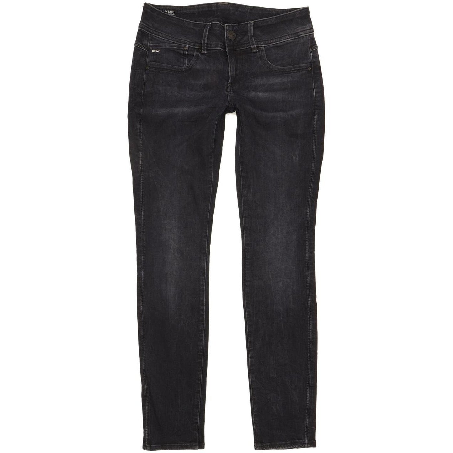 G-Star Lynn Mid Women Navy Skinny Slim Stretch Jeans W28 L30