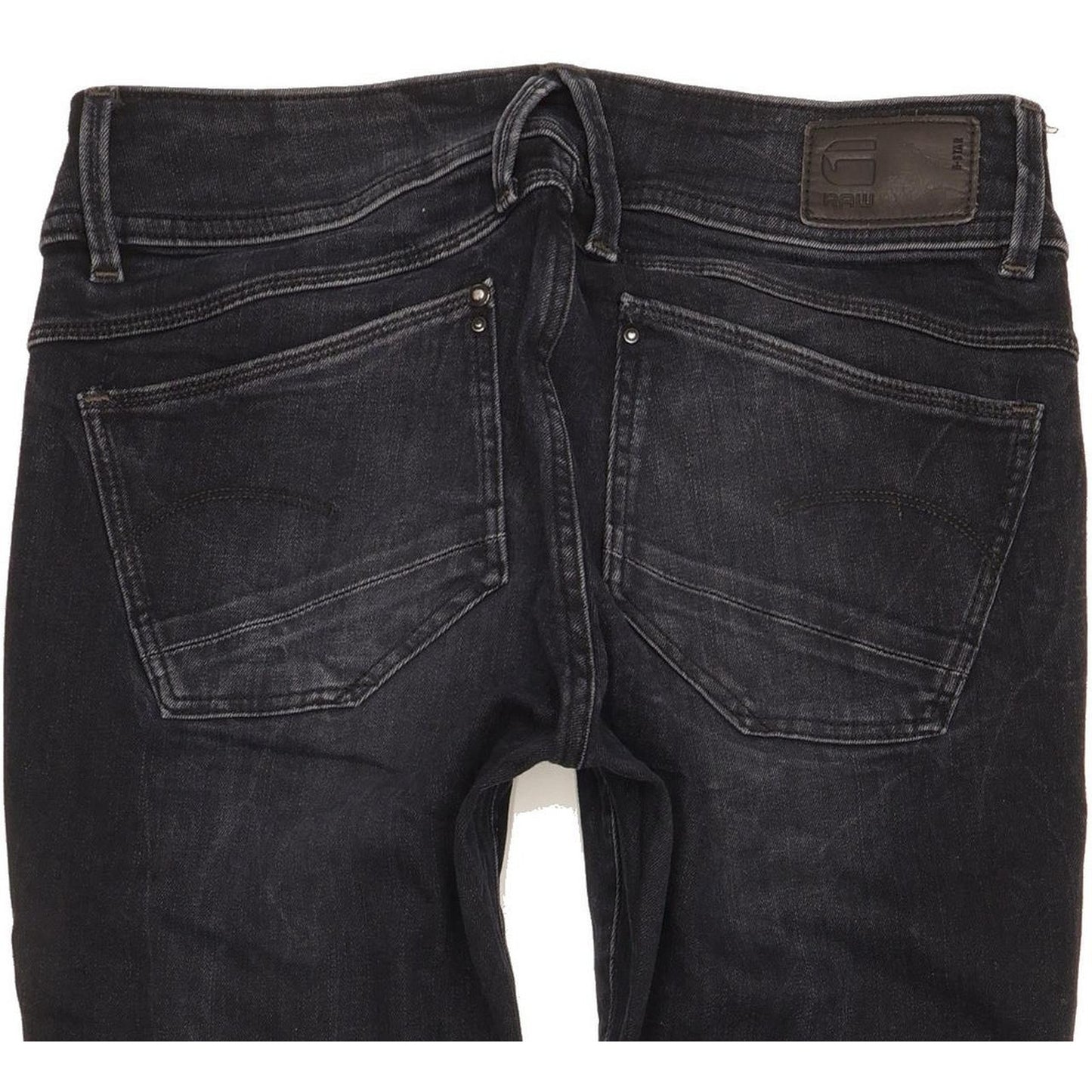 G-Star Lynn Mid Women Navy Skinny Slim Stretch Jeans W28 L30