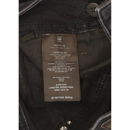 G-Star Lynn Mid Women Navy Skinny Slim Stretch Jeans W28 L30