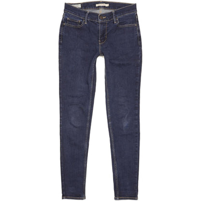 Levi's 710 Super Women Blue Skinny Slim Stretch Jeans W29 L29