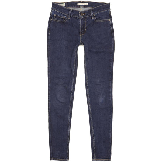 Levi's 710 Super Women Blue Skinny Slim Stretch Jeans W29 L29