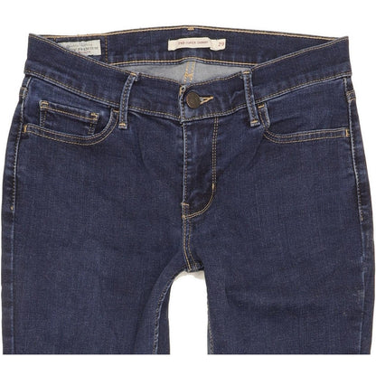 Levi's 710 Super Women Blue Skinny Slim Stretch Jeans W29 L29