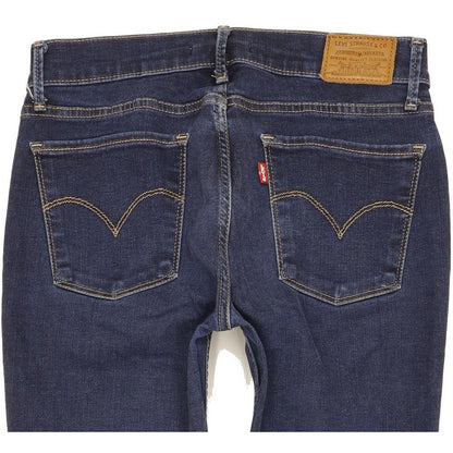 Levi's 710 Super Women Blue Skinny Slim Stretch Jeans W29 L29