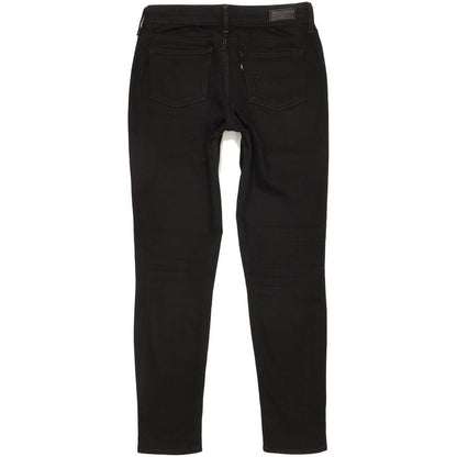 Levi's Slight Curve Women Black Skinny Slim Stretch Jeans W27 L29