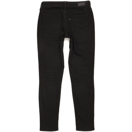 Levi's Slight Curve Women Black Skinny Slim Stretch Jeans W27 L29