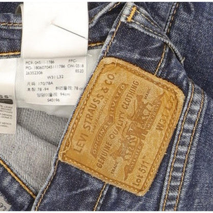 Levi's 511 Men Blue Straight Slim Jeans W31 L30