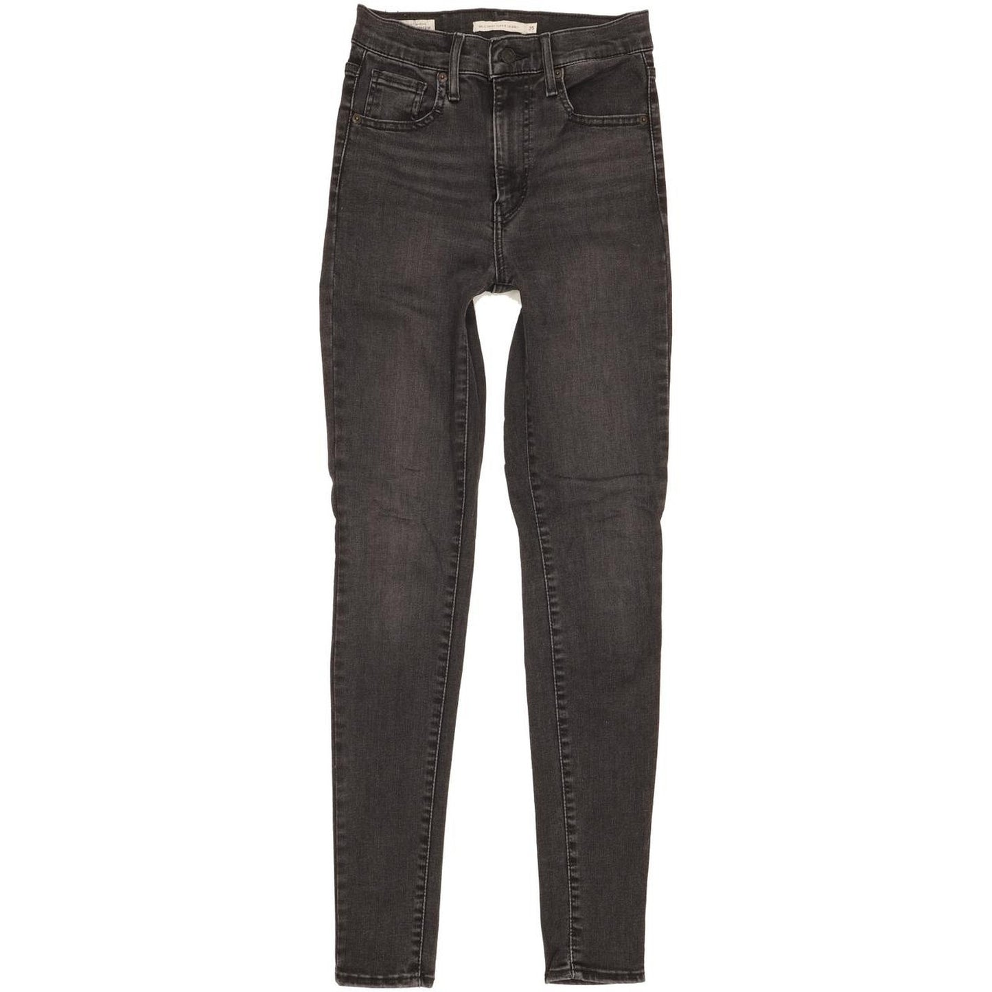 Levi's Mile Women Black Skinny Slim Stretch Jeans W25 L30
