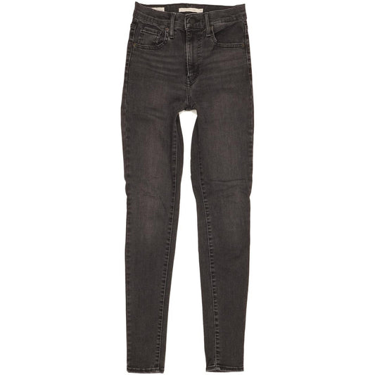 Levi's Mile Women Black Skinny Slim Stretch Jeans W25 L30