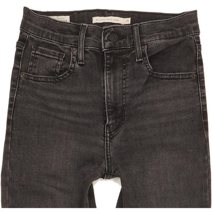 Levi's Mile Women Black Skinny Slim Stretch Jeans W25 L30
